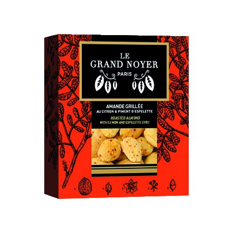Amande grillée au citron et piment d'espelette